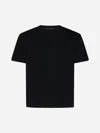 Palm Angels Cotton T-shirt Tripack In Black Black