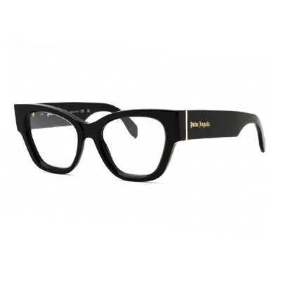 Palm Angels Eyeglasses Cat Eye Full Rim, Black Frame And Clear Demo Lenses Lens Perj015style151000