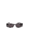 Palm Angels Eyewear Angel Squared-frame Sunglasses In Black