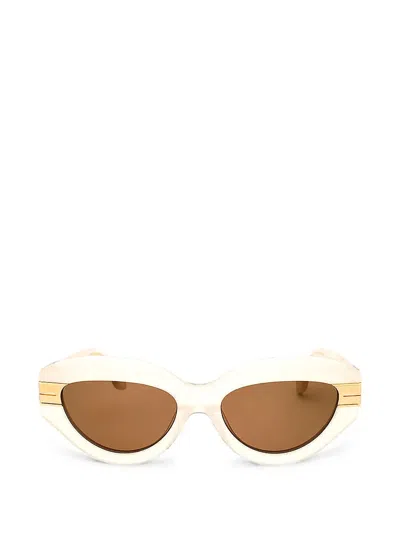 Palm Angels Eyewear Cat-eye Frame Sunglasses In Brown