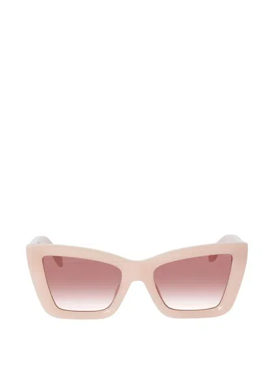Palm Angels Eyewear Cat-eye Frame Sunglasses In Neutral