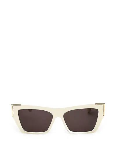 Palm Angels Eyewear Cat-eye Frame Sunglasses In Neutral