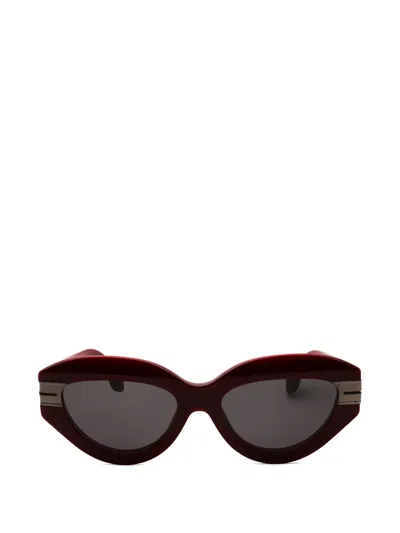 Palm Angels Eyewear Cat-eye Sunglasses In Black