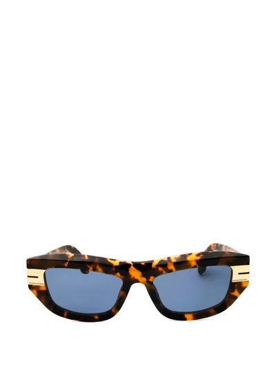 Palm Angels Eyewear Claire Cat-eye Sunglasses In Brown
