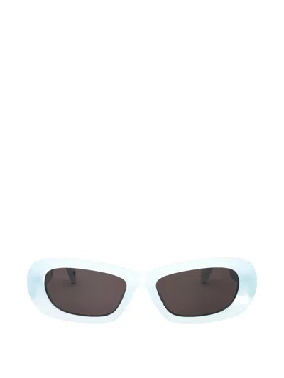 Palm Angels Eyewear Dana Cat-eye Sunglasses In Blue