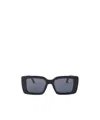 Palm Angels Eyewear Dorris Square Frame Sunglasses In Gray