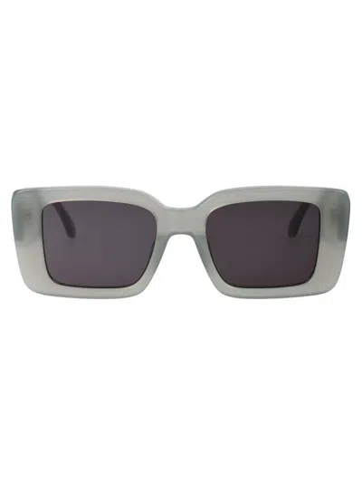 Palm Angels Eyewear Dorris Square Frame Sunglasses In Gray