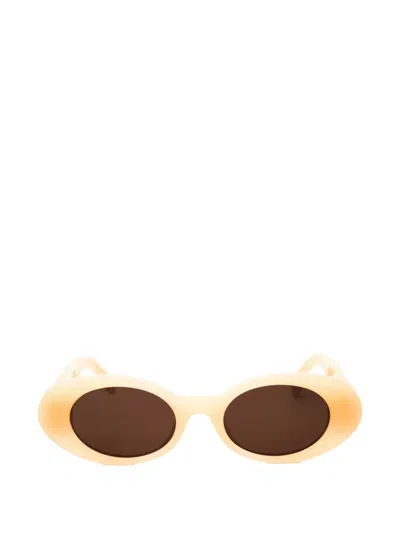 Palm Angels Eyewear Gilroy Oval-frame Sunglasses In Multi