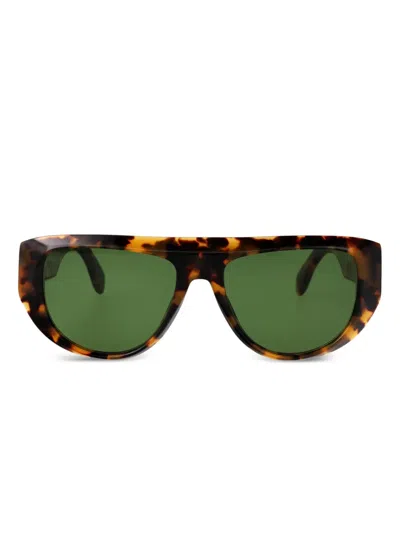 Palm Angels Eyewear Joshua Sunglasses In 褐色