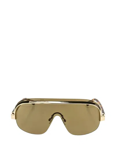 Palm Angels Eyewear King Rimless Sunglasses In Brown