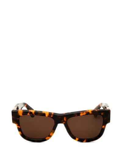 Palm Angels Eyewear Merrill Rectangle-frame Sunglasses In Brown