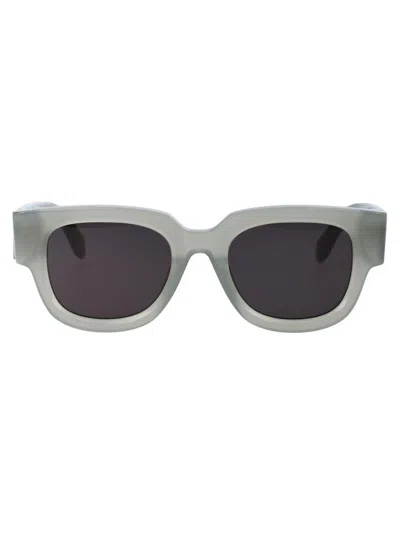 Palm Angels Eyewear Monterey Square Frame Sunglasses In Grey