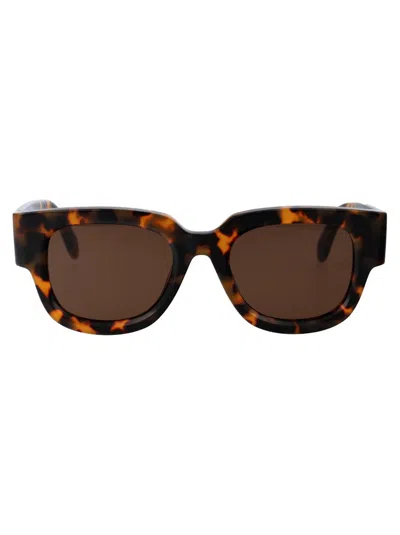 Palm Angels Eyewear Monterey Square Frame Sunglasses In Black