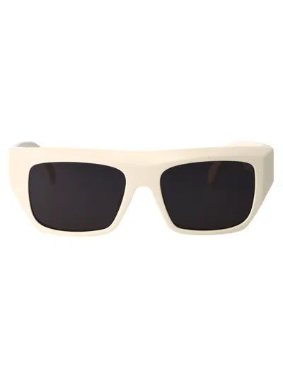 Palm Angels Eyewear Niland Square In White