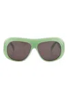 Palm Angels Eyewear Oversize-frame Sunglasses