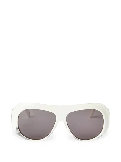 Palm Angels Eyewear Oversized Pilot-frame Sunglasses In Brown