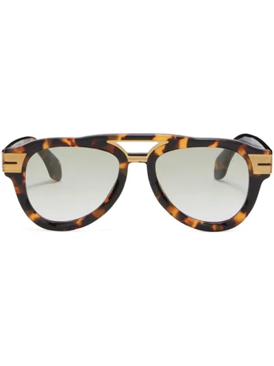 Palm Angels Eyewear Paradise Sunglasses In Brown