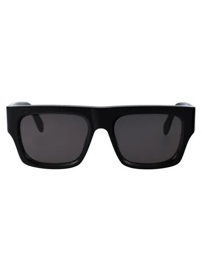 Palm Angels Eyewear Pixley Square Frame Sunglasses In Black
