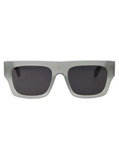 Palm Angels Eyewear Pixley Square Frame Sunglasses In Grey