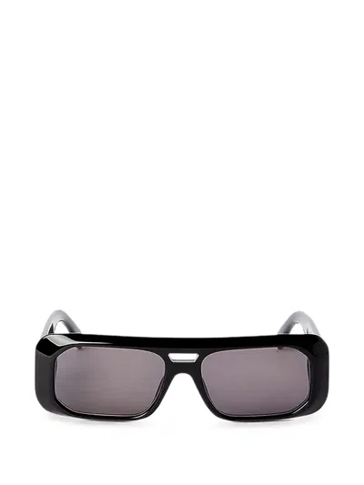 Palm Angels Eyewear Rectangle-frame Sunglasses In Black