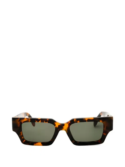 Palm Angels Eyewear Rectangle-frame Sunglasses In Brown