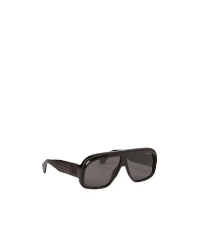 Palm Angels Eyewear Reedley Shield Frame Sunglasses In Black