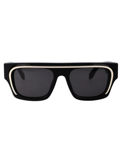 Palm Angels Eyewear Salton Square Frame Sunglasses In Black