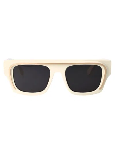 Palm Angels Eyewear Salton Square Frame Sunglasses In Multi