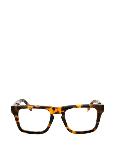 Palm Angels Eyewear Square-frame Glasses In Brown