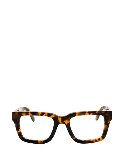 Palm Angels Eyewear Square-frame Glasses In Brown