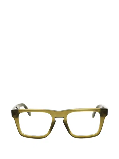 Palm Angels Eyewear Square-frame Glasses In Green