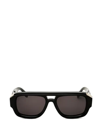 Palm Angels Eyewear Stockton Pilot-frame Sunglasses In Black