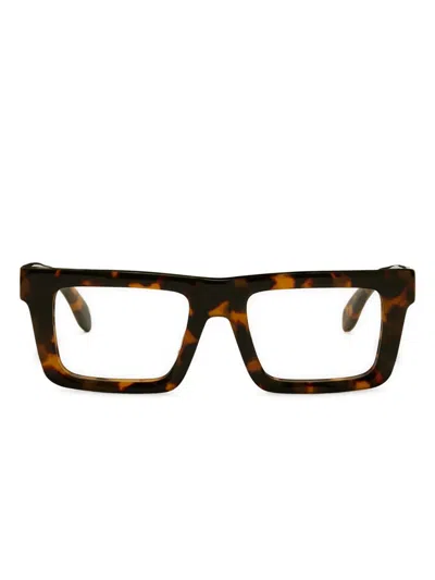 Palm Angels Eyewear Style 1a Brille In Braun
