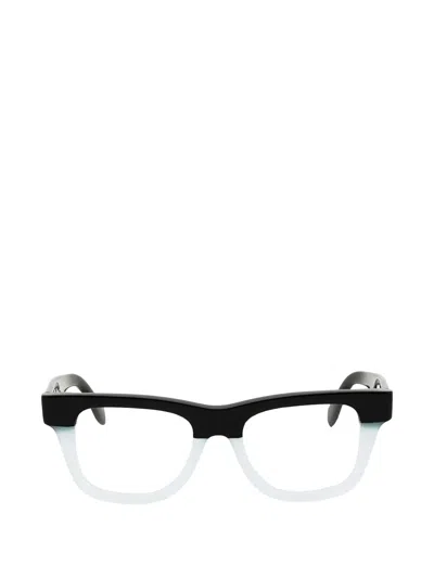 Palm Angels Eyewear Two-tone Square-frame Glasses In Multi