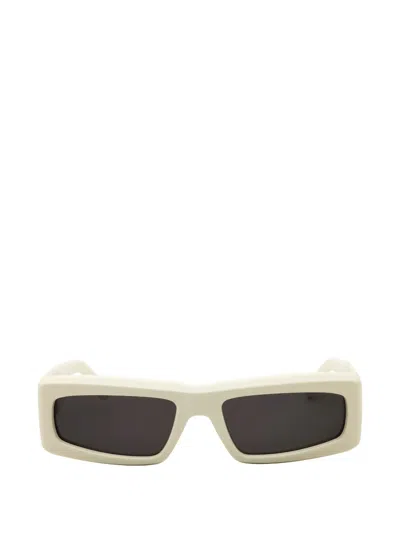 Palm Angels Eyewear Yreka Rectangle-frame Sunglasses In White