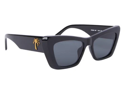 Pre-owned Palm Angels Fairfield Sunglasses In Black Dark Grey (peri058s24pla0011007)
