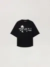 Palm Angels Feel High Oversized T-shirt In Black