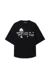 Palm Angels Feel High Oversized T-shirt In Black