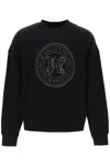 Palm Angels Monogram Embellished Crewneck Sweatshirt