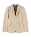 Palm Angels Men's Viscose Blazer In Nude