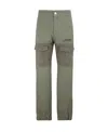 Palm Angels Panelled Multi-pocket Cargo Trousers In Green