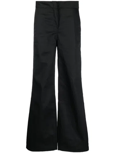 PALM ANGELS PALM ANGELS FLARE-LEG TROUSERS