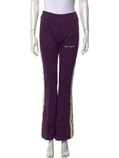 Pre-owned Palm Angels Flared Pants In Purple
