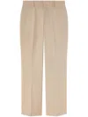 Palm Angels Men's Flared Trousers In Beige