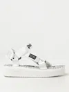 Palm Angels Flat Sandals  Woman Color White