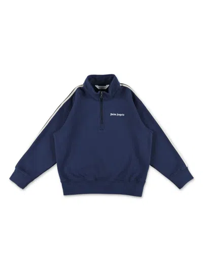 PALM ANGELS FLEECE ZIP-UP SWEATSHIRT