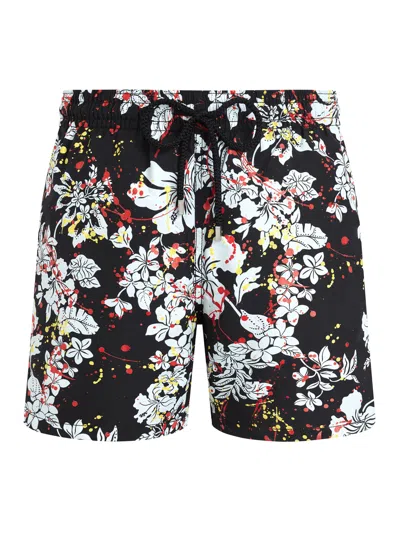 Palm Angels Flower Splash Men`s Swim Shorts