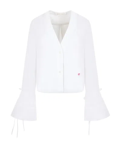 Palm Angels Shirts In White