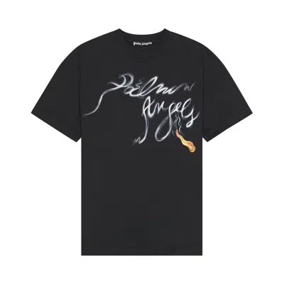 Pre-owned Palm Angels Foggy T-shirt 'black/white'