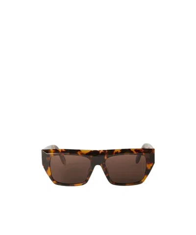 Palm Angels Full-framed Sunglasses In Brown